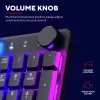 Trust GXT 868 Torix spēļu tastatūra USB + RF bezvadu + Bluetooth QWERTY US English Melna