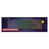 Trust GXT 868 Torix spēļu tastatūra USB + RF bezvadu + Bluetooth QWERTY US English Melna