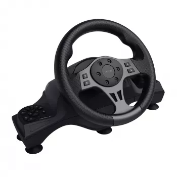 Trust GXT 289 Movi Black USB stūre + pedāļi Nintendo Switch, PlayStation 4, Xbox One S, Xbox One X, Xbox Series S, Xbox Series X