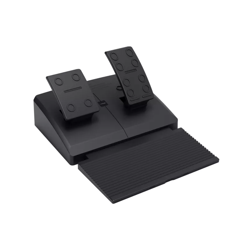 Trust GXT 289 Movi Black USB stūre + pedāļi Nintendo Switch, PlayStation 4, Xbox One S, Xbox One X, Xbox Series S, Xbox Series X