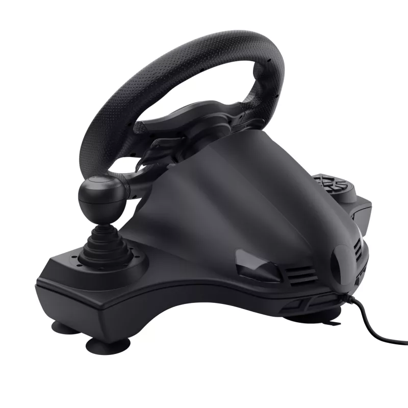 Trust GXT 289 Movi Black USB stūre + pedāļi Nintendo Switch, PlayStation 4, Xbox One S, Xbox One X, Xbox Series S, Xbox Series X