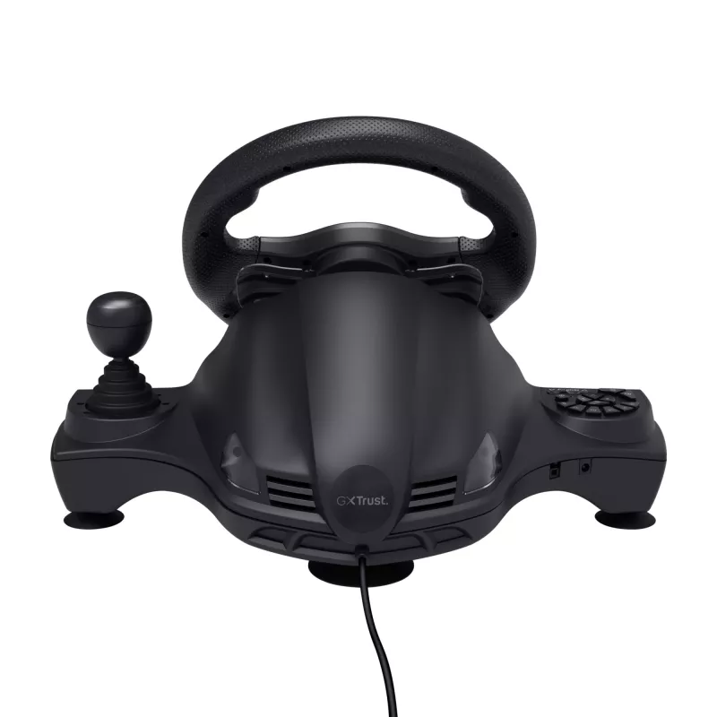 Trust GXT 289 Movi Black USB stūre + pedāļi Nintendo Switch, PlayStation 4, Xbox One S, Xbox One X, Xbox Series S, Xbox Series X