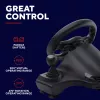 Trust GXT 289 Movi Black USB stūre + pedāļi Nintendo Switch, PlayStation 4, Xbox One S, Xbox One X, Xbox Series S, Xbox Series X