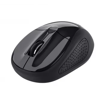 Trust 24658 RF bezvadu optiskā pele, ambidextrous, 1600 DPI, melna