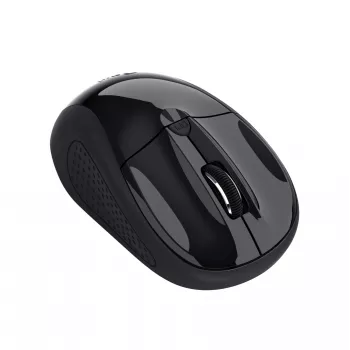 Trust 24658 RF bezvadu optiskā pele, ambidextrous, 1600 DPI, melna