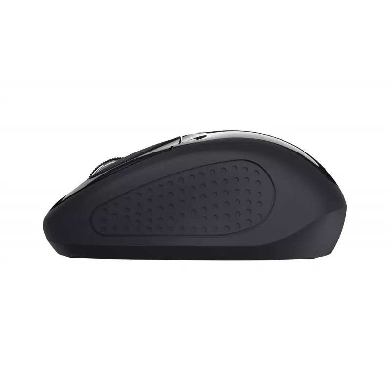 Trust 24658 RF bezvadu optiskā pele, ambidextrous, 1600 DPI, melna