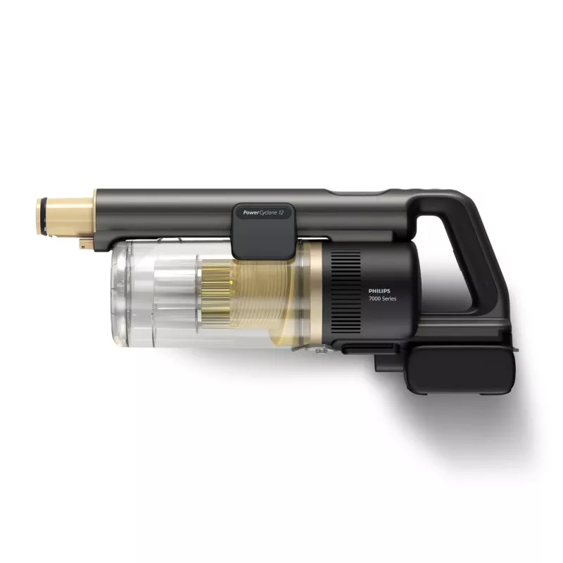 Stikla putekļsūcējs Philips 7000 Series XC7057 — bezvadu, sausā un mitrā tīrīšana, 25.2V Li‑Ion, 80 min darbība, 0.6 L