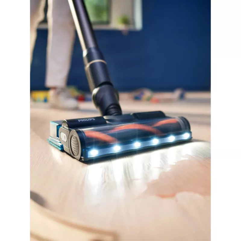 Stikla putekļsūcējs Philips 7000 Series XC7057 — bezvadu, sausā un mitrā tīrīšana, 25.2V Li‑Ion, 80 min darbība, 0.6 L