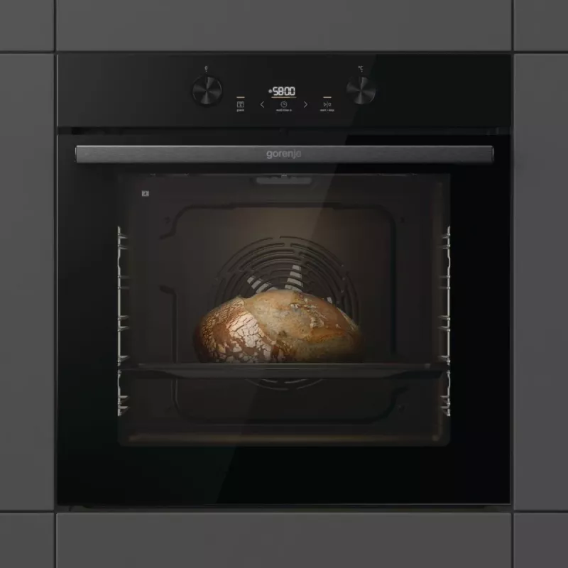 Iebūvējamā elektriskā cepeškrāsns Gorenje G400 BPS6737E04DBG, 77 L, 3500 W, skārienvadība, pirolītiskā tīrīšana, melna