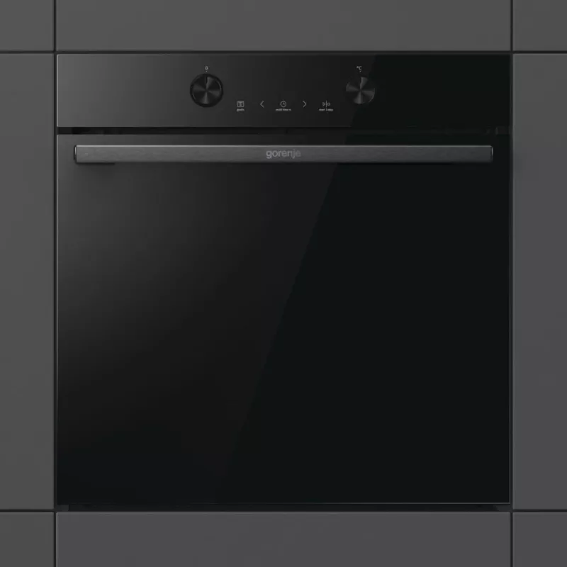 Iebūvējamā elektriskā cepeškrāsns Gorenje G400 BPS6737E04DBG, 77 L, 3500 W, skārienvadība, pirolītiskā tīrīšana, melna