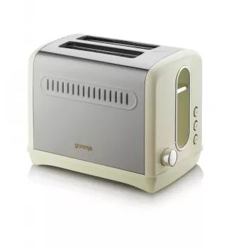 Toasteris Gorenje T1100CLI 2 šķēles 1100 W Champagne, 6 līmeņu grauzdēšana, atkausēšana un uzsildīšana