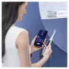 Elektriskā zobu birste Oral-B iO 9 pieaugušajiem, rotējoša, 2 rokturi, 2 birstes galviņas, iebūvēts akumulators, 3 h uzlāde, Melna/Roze