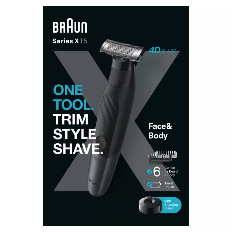 Braun XT5300 melns – niķeļa-metāla hidrīda (NiMH) skuveklis