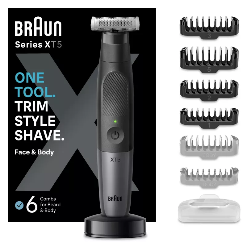 Braun XT5300 melns – niķeļa-metāla hidrīda (NiMH) skuveklis