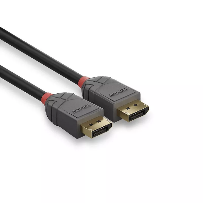 Lindy 10m DisplayPort 1.2 kabelis, Anthra Line