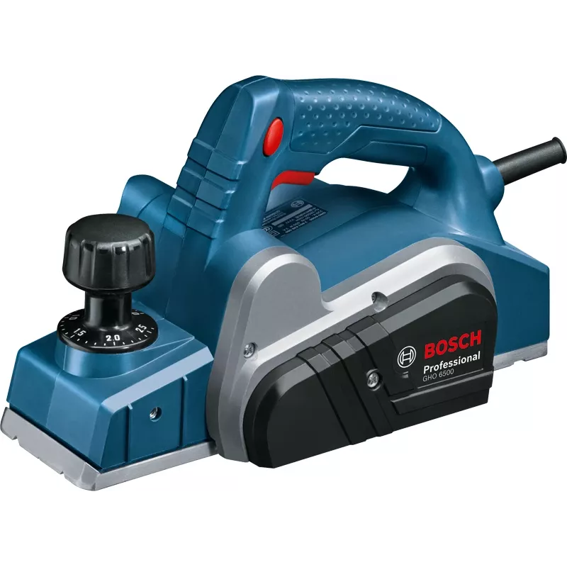 Bosch GHO 6500 ēvelmašīna, Melna, Zila, Metāliska 16500 RPM 650 W