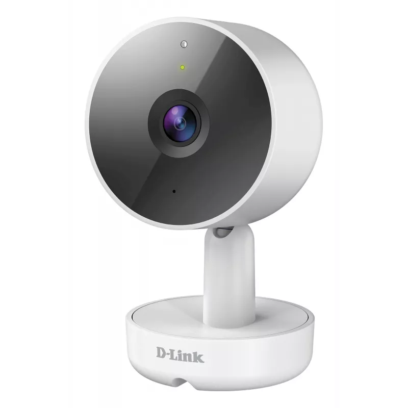 D-Link 2K QHD iekštelpu Wi-Fi kamera DCS-8350LH, IP drošības kamera, iekštelpām, vadu un bezvadu, Amazon Alexa un Google Assistant, galda, balta