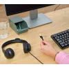 Trust HS-201 Austiņas Vadu Galvas saite Birojs/Zvanu centrs USB Type-A Melns