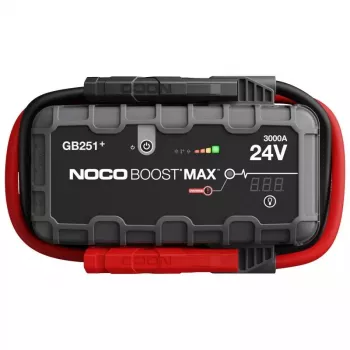Pārlēkšanas starteris NOCO GB251 24V 3000A pārnēsājams litija jonu transportlīdzekļu starteris 24V sistēmām