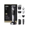 Braun BeardTrimmer 9 BT9560 Akumulators 52 2 cm Slapjš & Sauss Melns, Pelēks