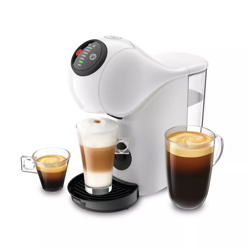 Kafijas automāts kapsulām Krups Genio S KP2431, daļēji automātisks, 0.8 L, balts