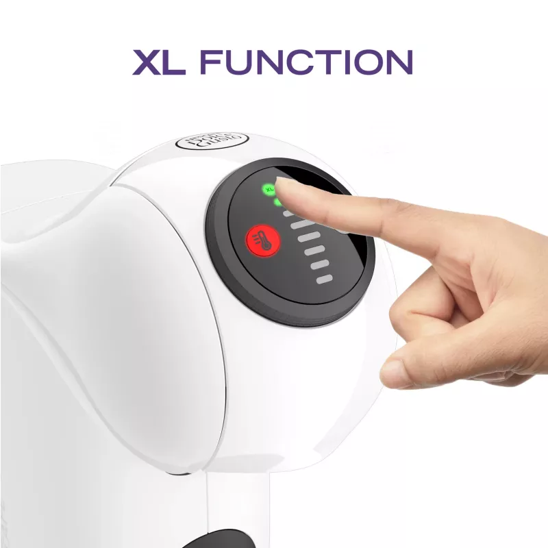 Kafijas automāts kapsulām Krups Genio S KP2431, daļēji automātisks, 0.8 L, balts