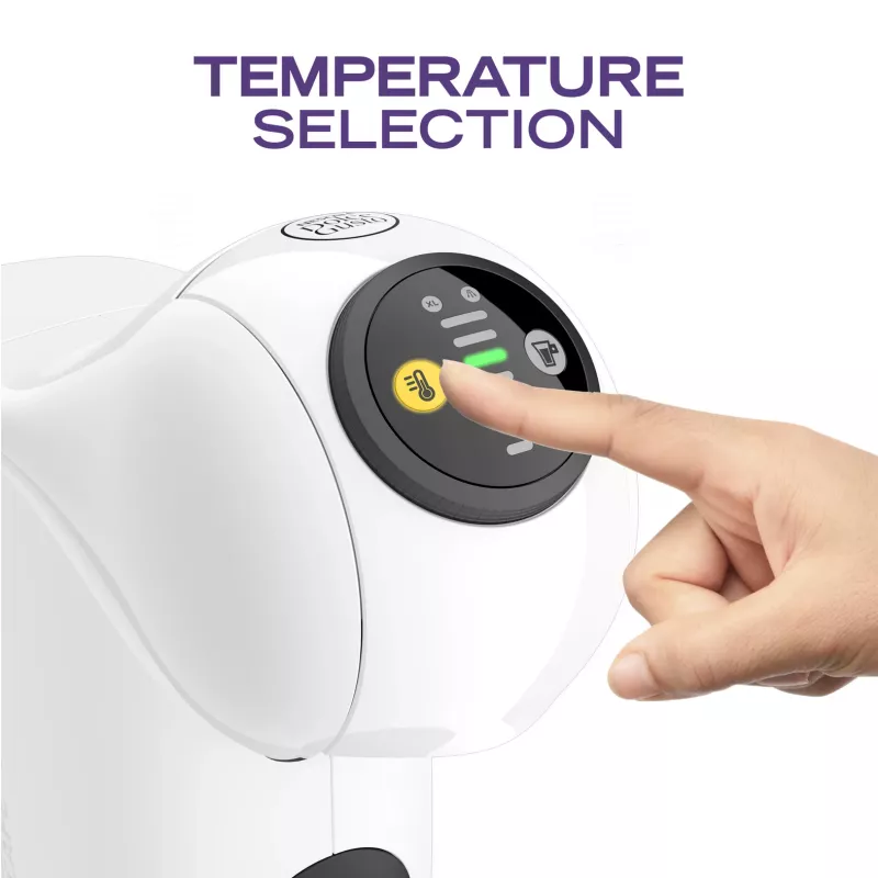 Kafijas automāts kapsulām Krups Genio S KP2431, daļēji automātisks, 0.8 L, balts