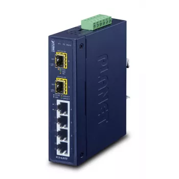 PLANET IGS-620TF Industriālais 6-portu Gigabit Ethernet slēdzis ar SFP