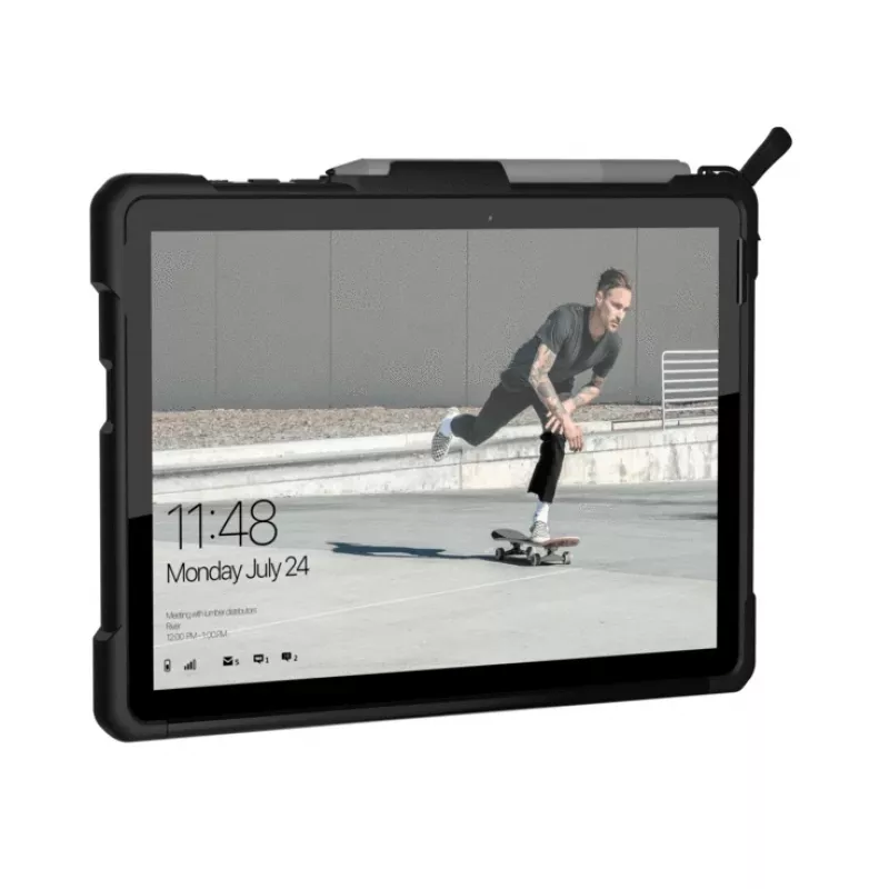 URBAN ARMOR GEAR Cietais Maciņš Surface Go Metropolis Melns