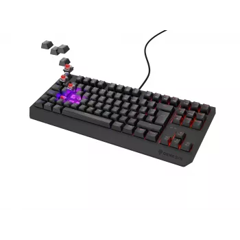 GENESIS Thor 230 TKL tastatūra Gaming USB QWERTY Melna