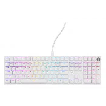 GENESIS NKG-2300 klaviatūra, vadu, USB, mehāniska, QWERTY, balta