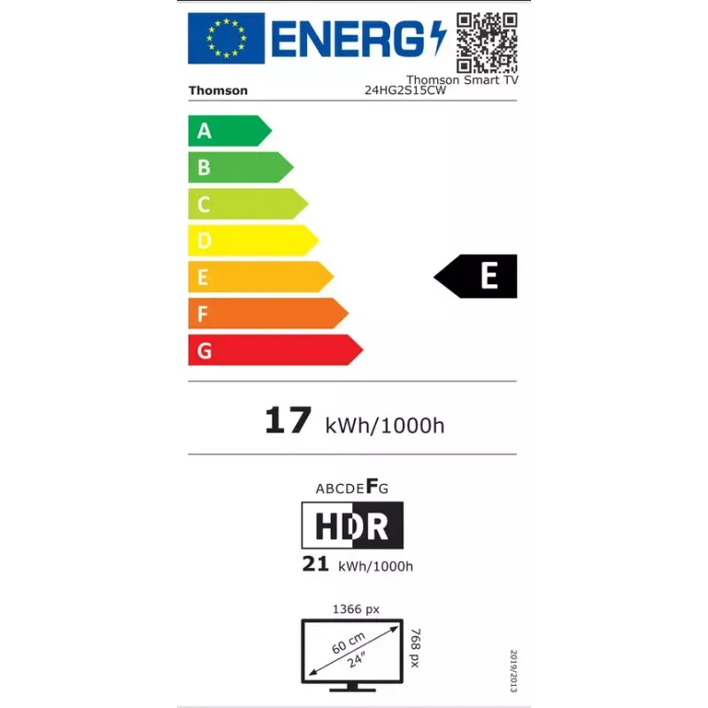 Televizors Thomson 24HG2S15CW 24 collu HD LED 1366x768