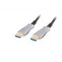 LANBERG HDMI kabelis - M/m v2.0 optiskais 50m melns AOC