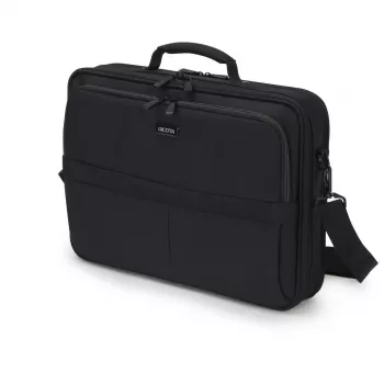 DICOTA Multi Plus Scale - 14-15.6 collu piezīmjdatora soma - Melna / 600d pārstrādāts PET