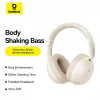 Austiņas Baseus Bass 35 Max — Bezvadu, Galvas saite, Virsauss, USB Type-C, 20–20000 Hz, 10 m, Balta