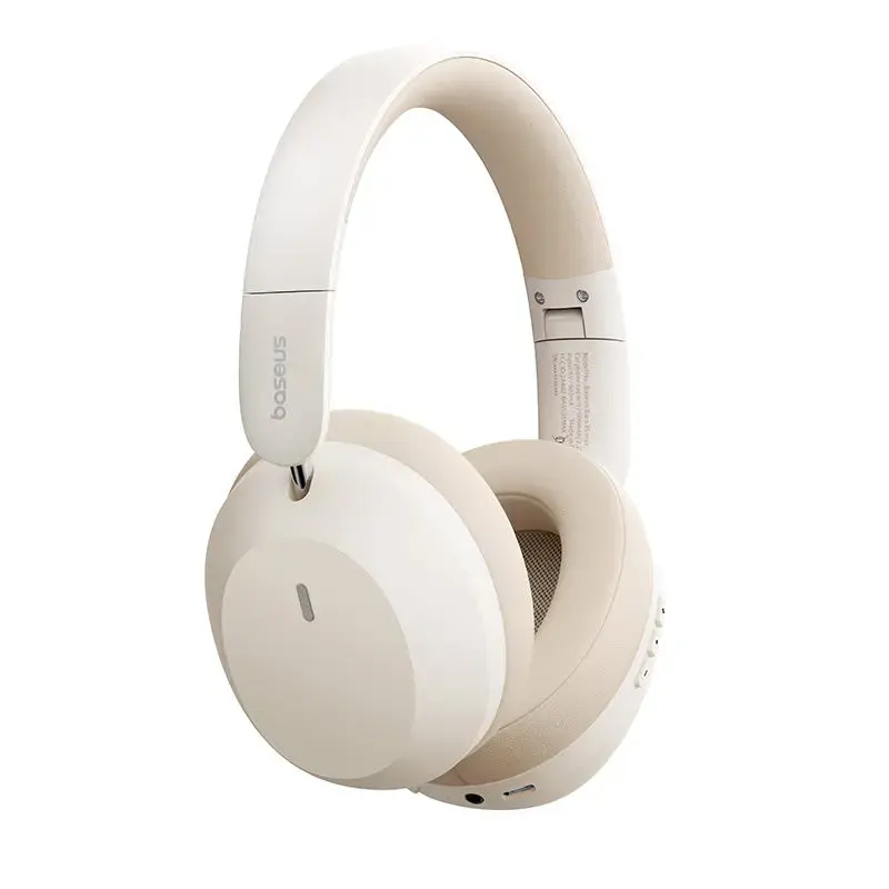 Austiņas Baseus Bass 35 Max — Bezvadu, Galvas saite, Virsauss, USB Type-C, 20–20000 Hz, 10 m, Balta