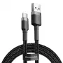 BASEUS Cafule datu kabelis USB-A - USB-C 2m melns