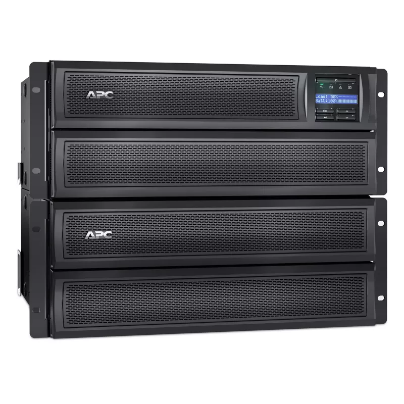 APC Smart-UPS X SMX2200HV - 2200VA, 8x C13 + 2x C19 izeja, USB, paplašināms darbības laiks, īss dziļums