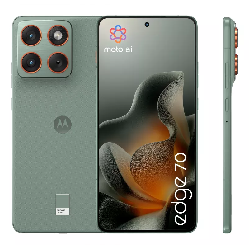 Motorola edge 70 17 cm (6.7 collas) Dual SIM Android 16.0 5G USB Type-C 12 GB 512 GB 4800 mAh Zaļš