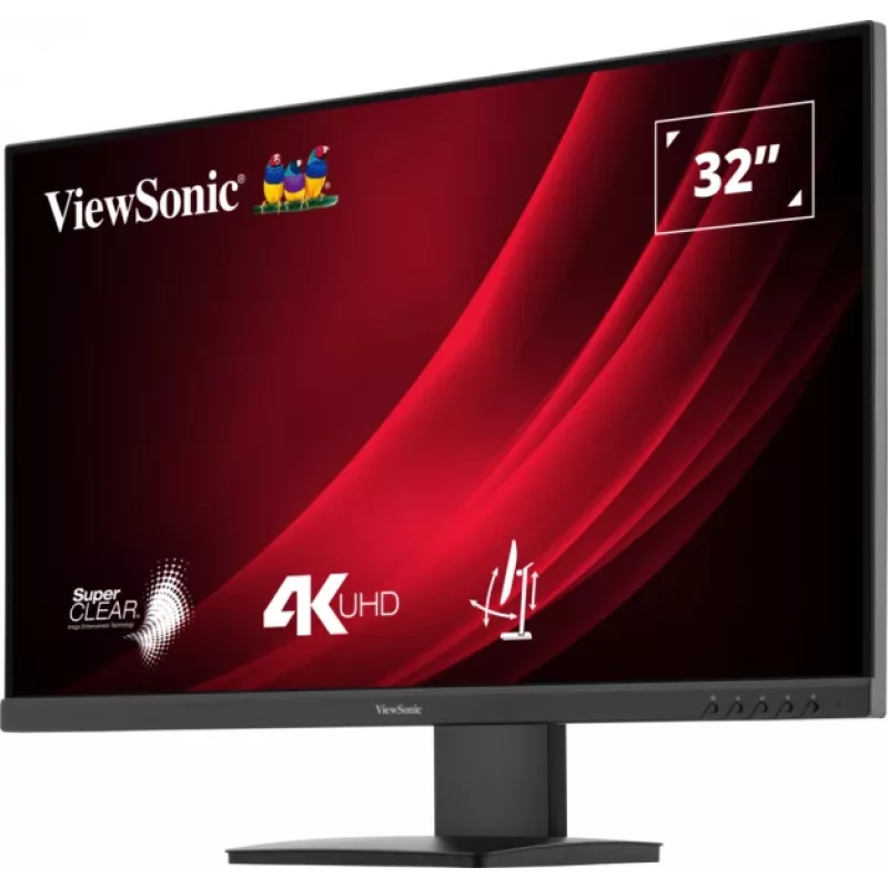 Viewsonic VG3208-4K monitors 81.3 cm (32 collas) 4K Ultra HD LED melns