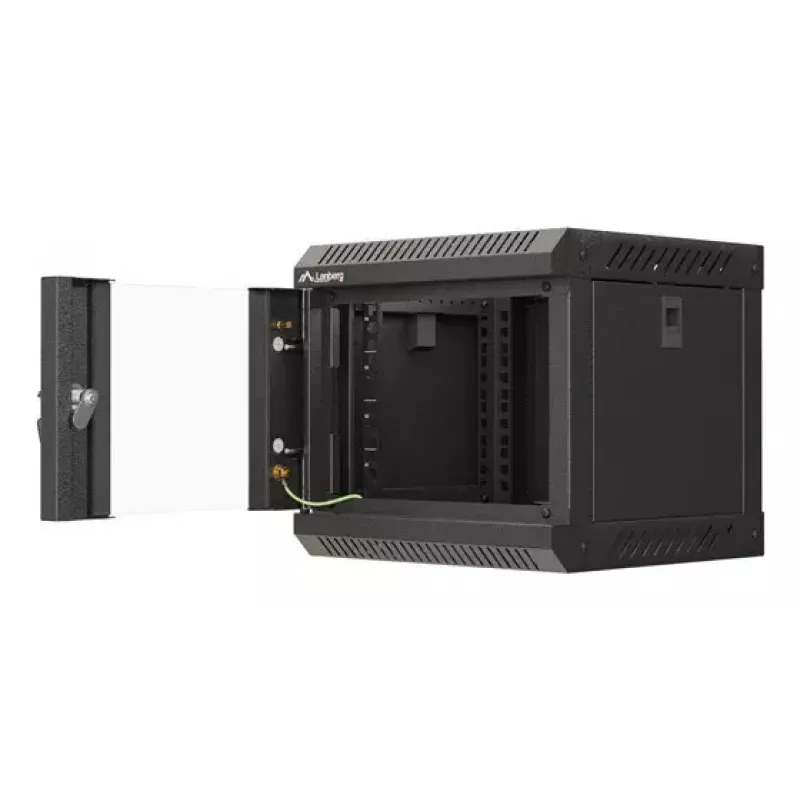 Sienas stiprinājuma skapis Lanberg WF11-3304-10B 4U Melns 30 kg