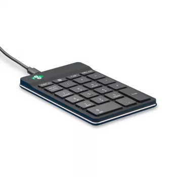 R-Go Tools ciparu tastatūra R-Go Numpad Break, ergonomiska ciparu tastatūra ar pārtraukuma programmatūru, vadu, melna