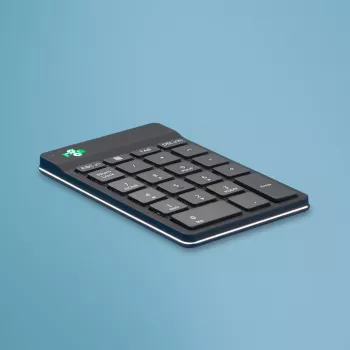 R-Go Tools ciparu klaviatūra R-Go Numpad Break, ergonomiska ciparu klaviatūra ar pārtraukuma programmatūru, Bluetooth, melna
