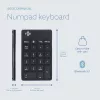 R-Go Tools ciparu klaviatūra R-Go Numpad Break, ergonomiska ciparu klaviatūra ar pārtraukuma programmatūru, Bluetooth, melna