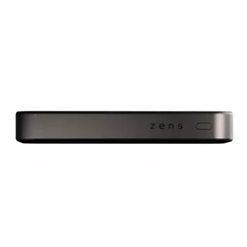 ZENS Powerbank Slim Qi2 Al 10000mAh Melns