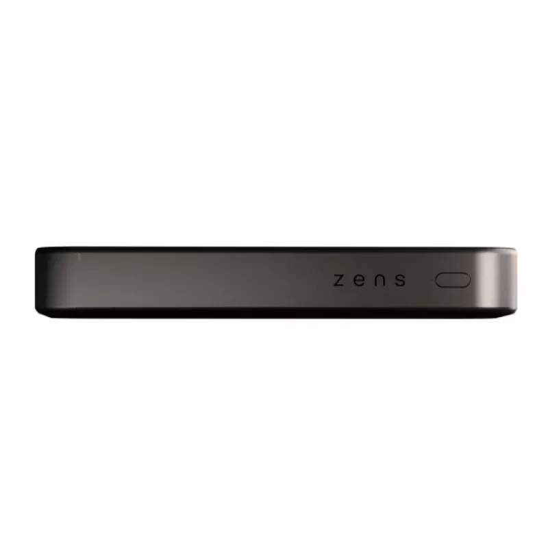 ZENS Powerbank Slim Qi2 Al 10000mAh Melns