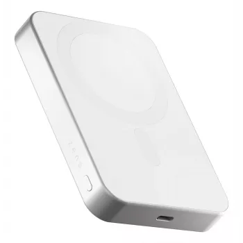 Zens Powerbank Slim Qi2 Al 10000mAh Balts