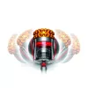 Dyson Cinetic Big Ball Multi Floor 2 230278-01 cilindra putekļsūcējs, 700 W, 0,8 l, bez maisiņa, sudraba krāsas
