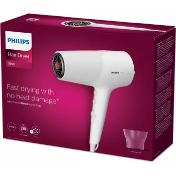Philips 5000 sērijas BHD500/00 matu žāvētājs 2100 W Balts