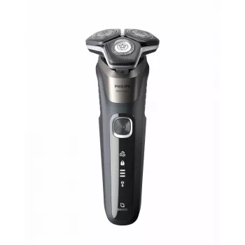 Philips SHAVER Series 5000 S5887/30 vīriešu skuveklis Rotācijas skuveklis Trimeris Melns, Pelēks